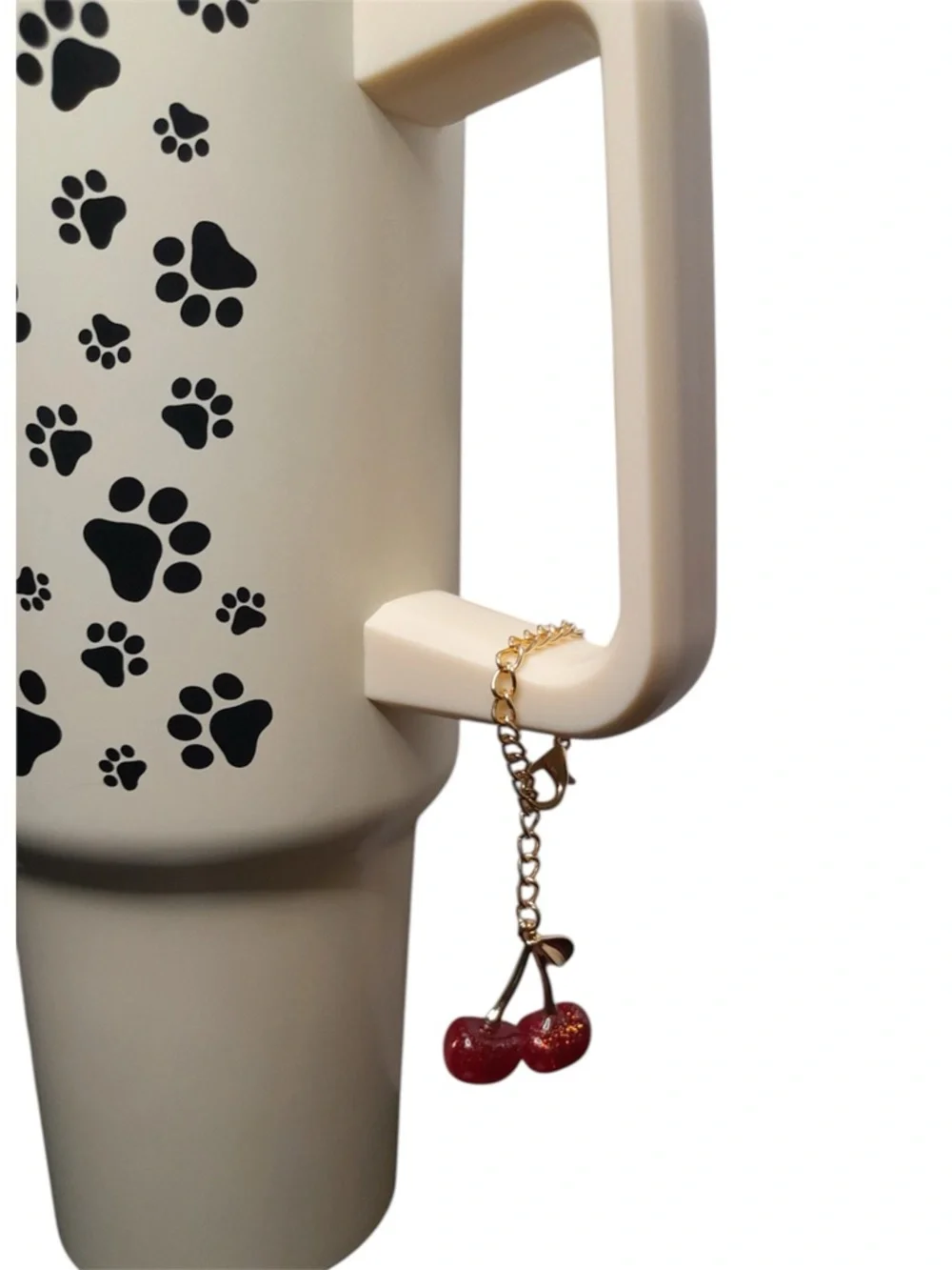 Mini Cherry Chain Charm